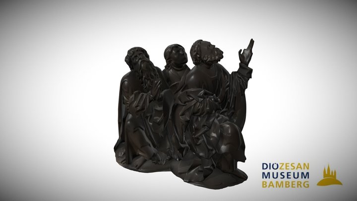 Statue of apostles from the Veit Stoß altar 3D Model
