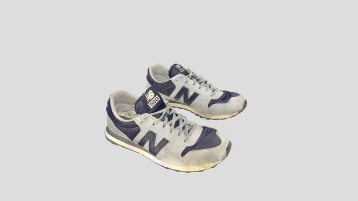 Running shoes / sneakers (used) 3D Model