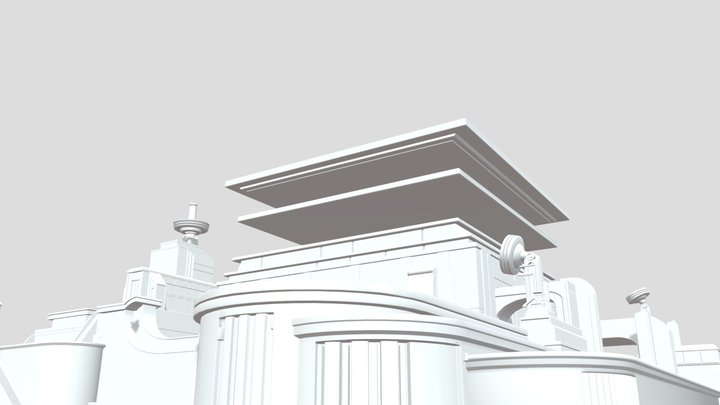 20th Century Fox 2009 Template 3D Model
