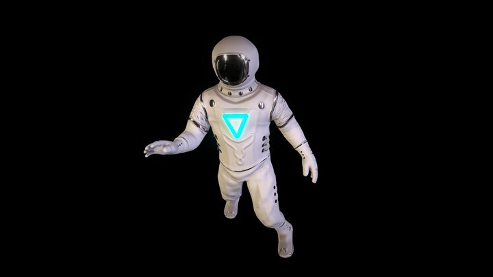 Astronaut - Sci-fi 3D Model