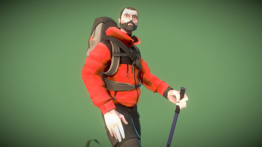 Stylized Outdoor Explorer / Hiker Character