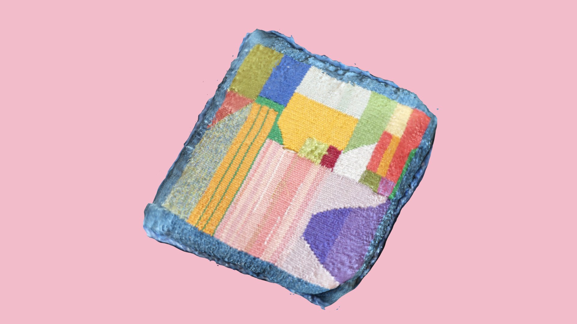 RKs grandmother's hand woven pillow 2
