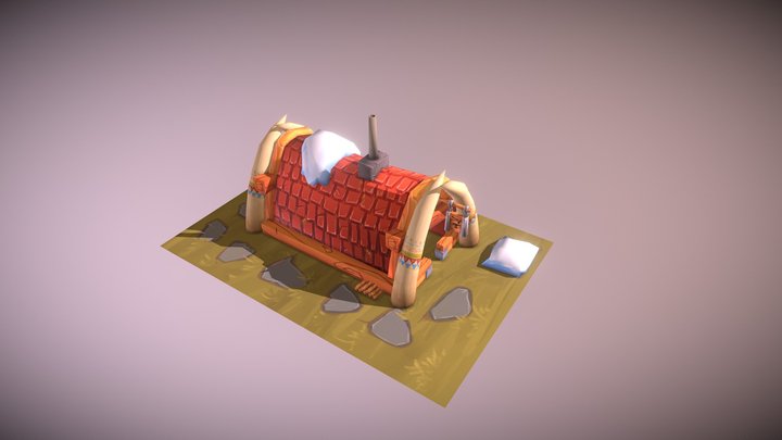Smithy Hut 3D Model