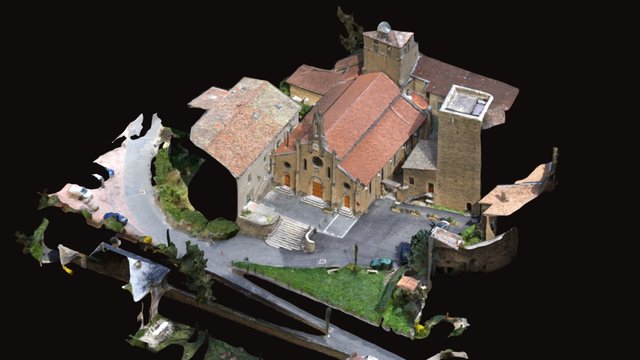 Eglise 3d Mesh 3D Model