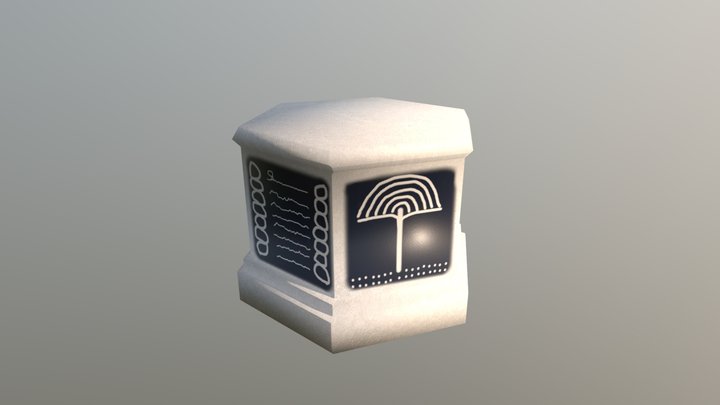 Minas Tirith Modular Pieces - Pedestal 3D Model