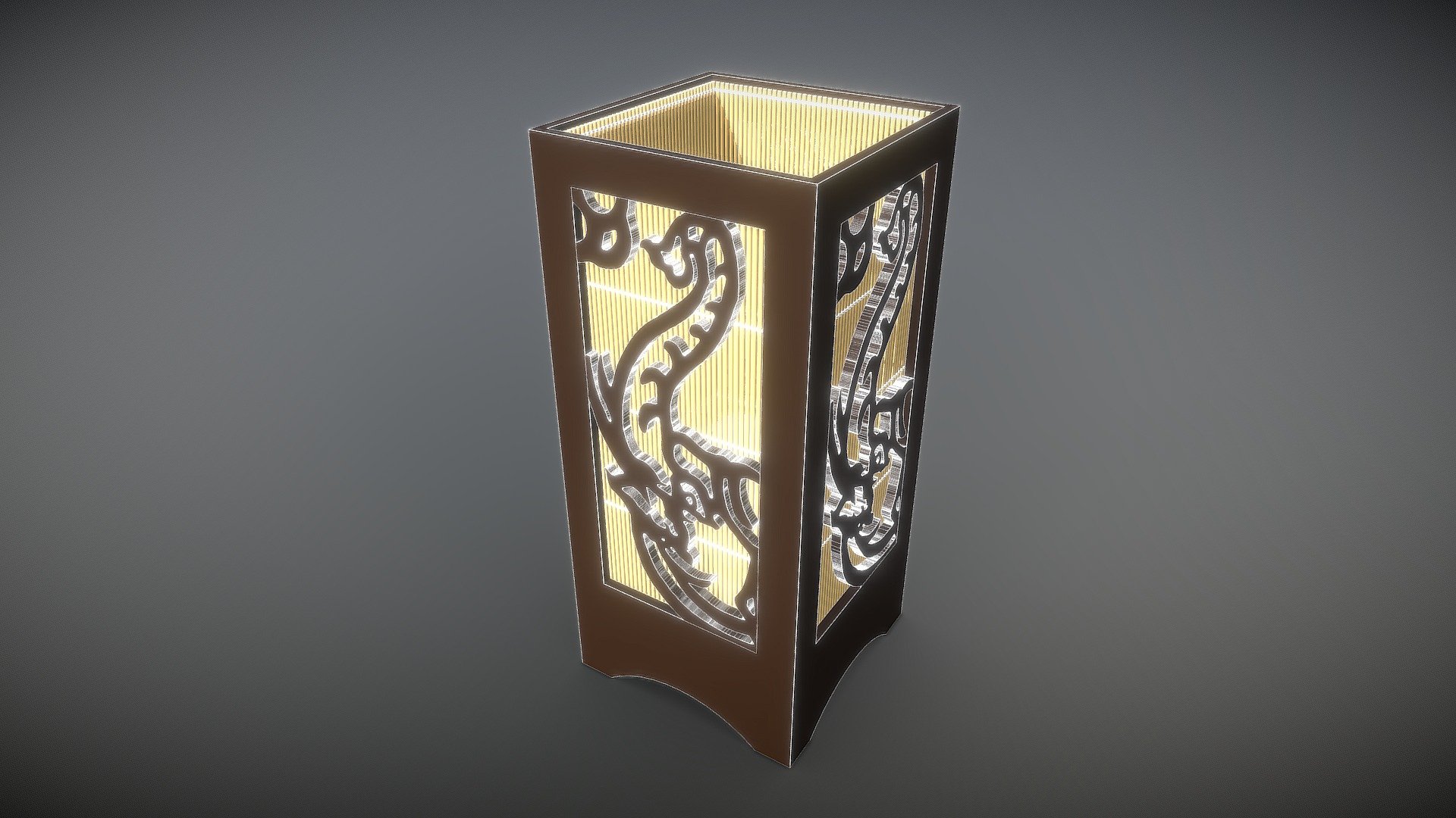 Wooden lamp - Buy Royalty Free 3D model by KimtueKP [963e790 ...