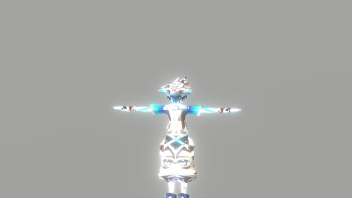 PlayStation 2 - Kingdom Hearts 2 - Sora Wisdom F 3D Model