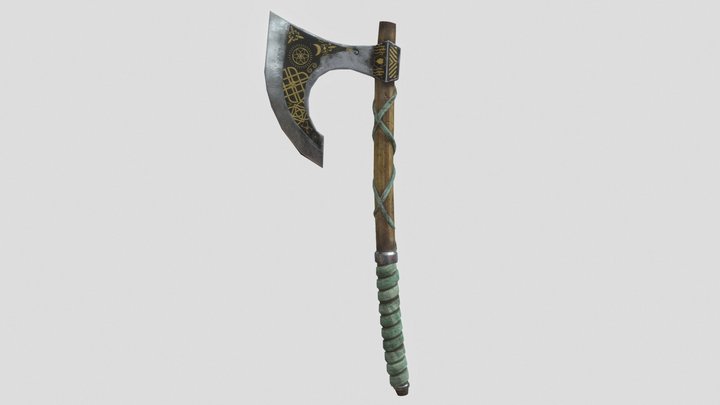 Viking axe 3D Model
