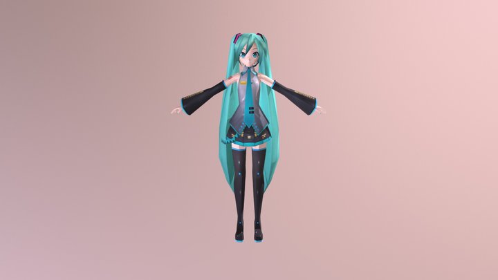 Miku 3D Model