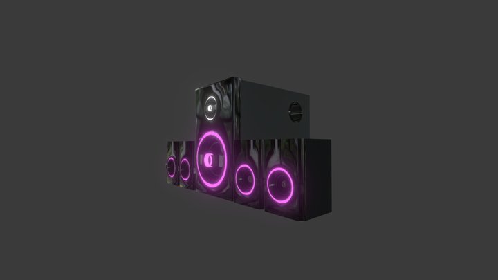 MUSIC SYSTEM 3D Model