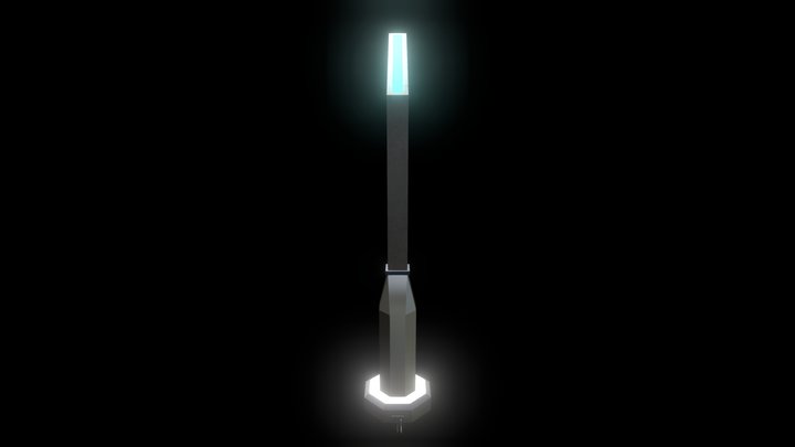 Minimal Street Light 3D Model