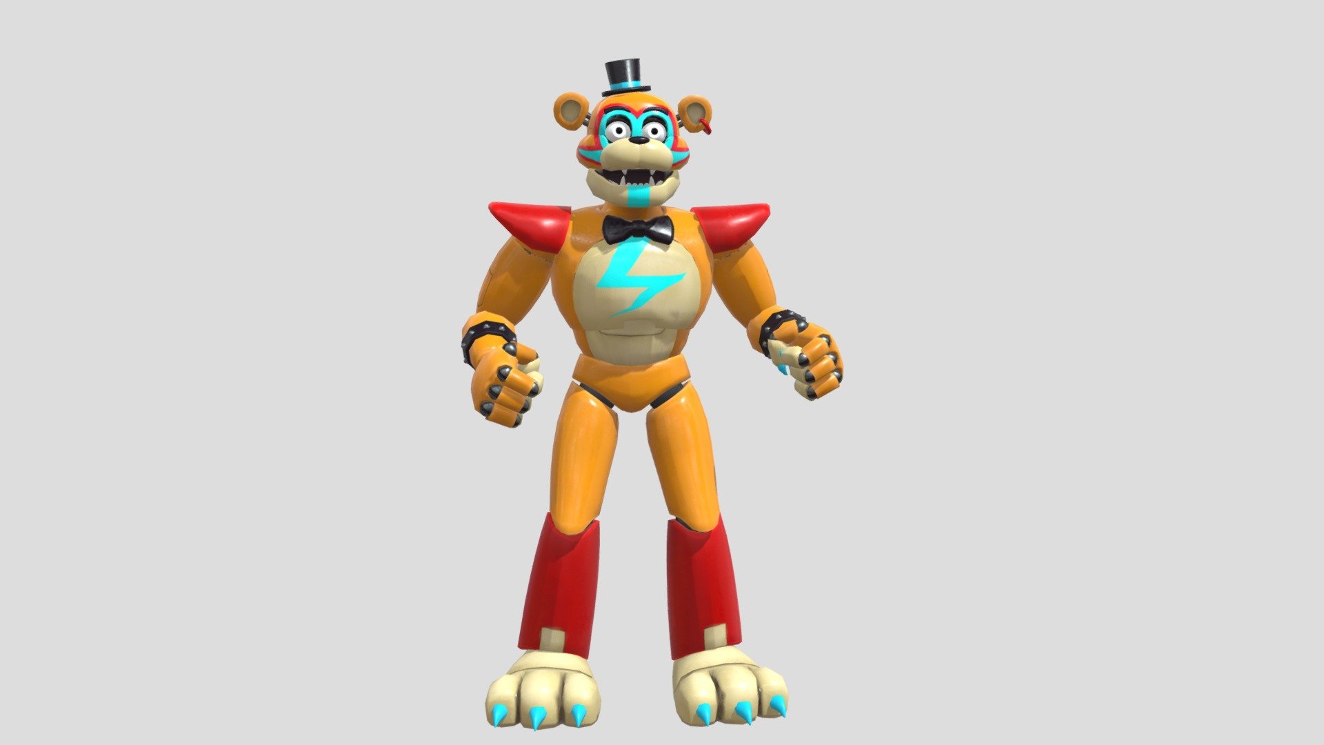 FNAF Security Breach Characters - A 3D model collection by MarshArt -  Sketchfab