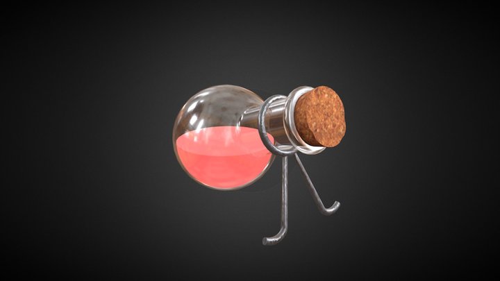 Alchemy Flask 3D Model