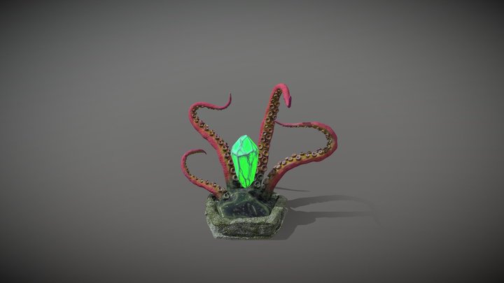 Сthulhu stone 3D Model