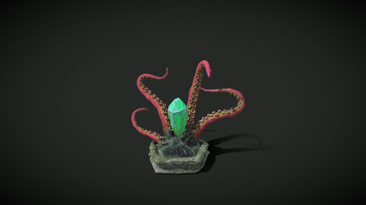 Сthulhu stone 3D Model