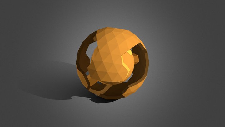 lowpoly planet 3D Model