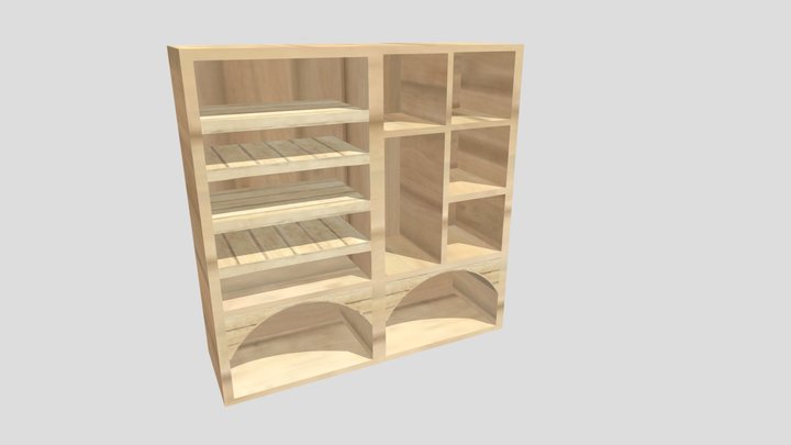 Bibliothèque basique 3D Model