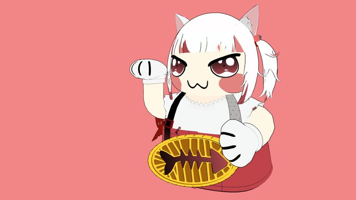 Maneki Shark "Gawr" 3D Model