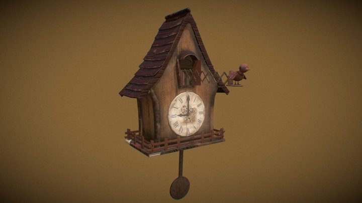 cuckoo clock 3D Model