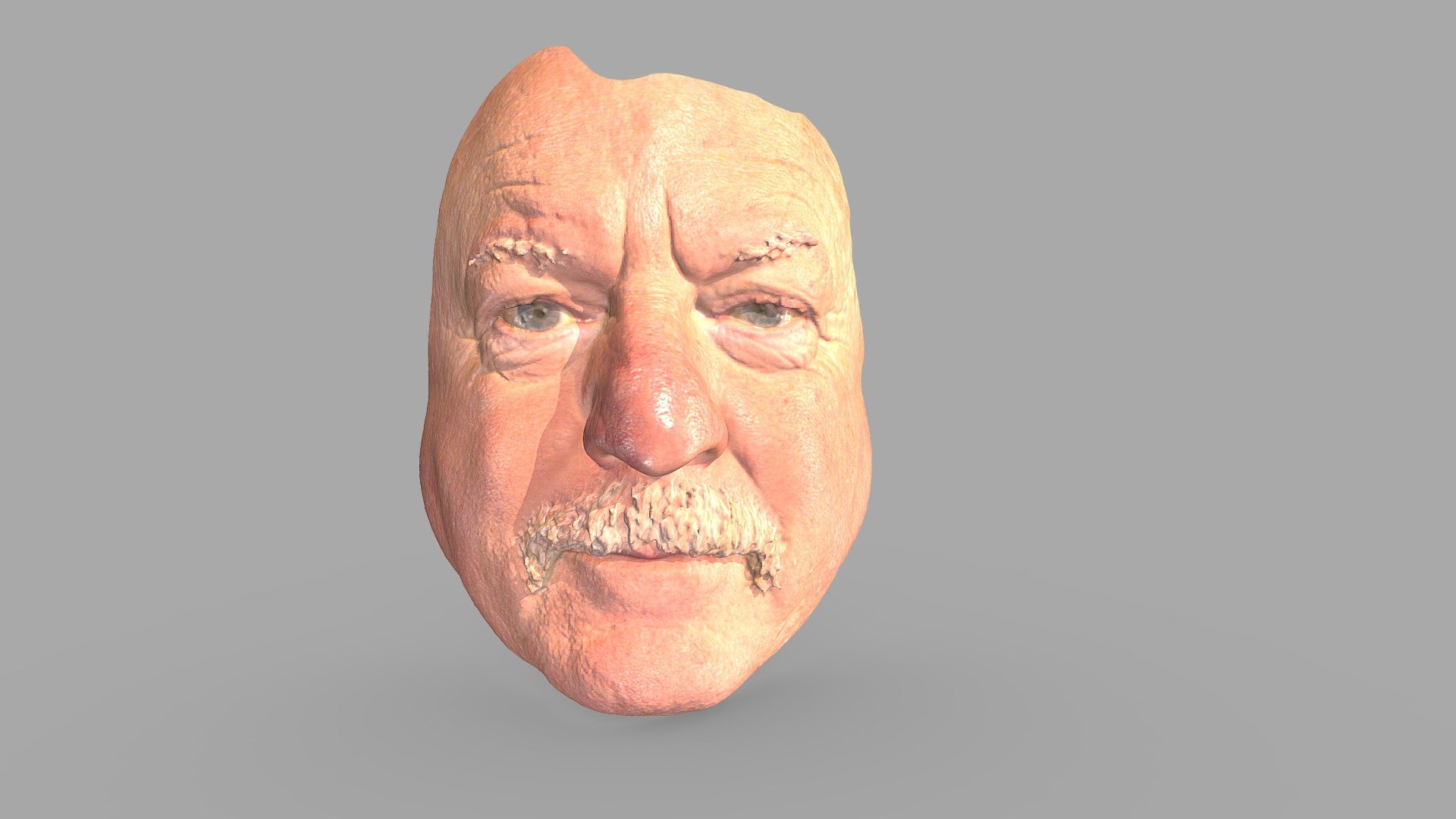 3D Scan of Human Male Face