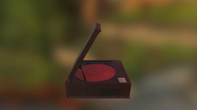Record Player 3D Model