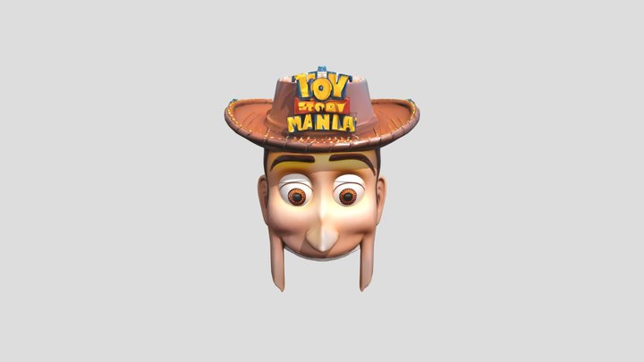 Theme park attraction entrance sign (Toy Story 3D Model