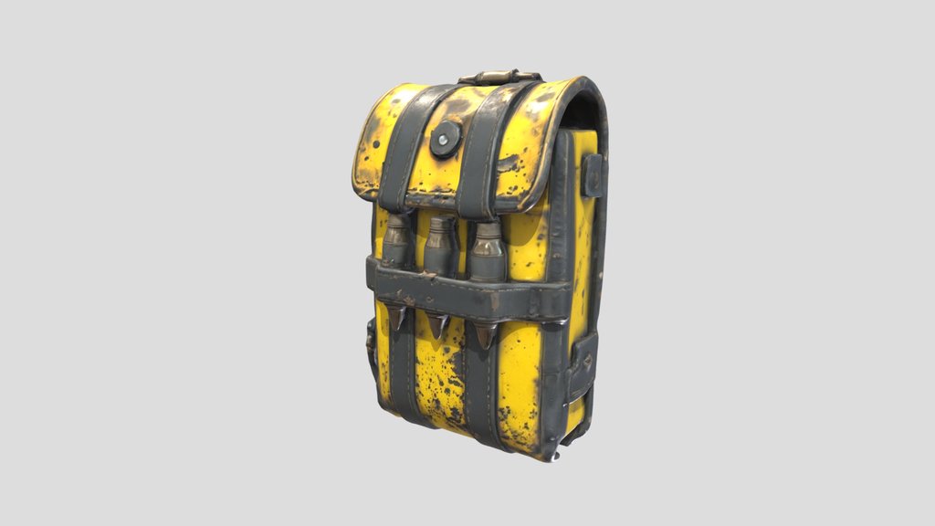 Futuristic Cyberpunk Ammo Pouch