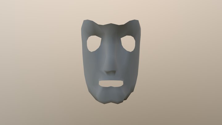 Mascara Cara Fran 3D Model