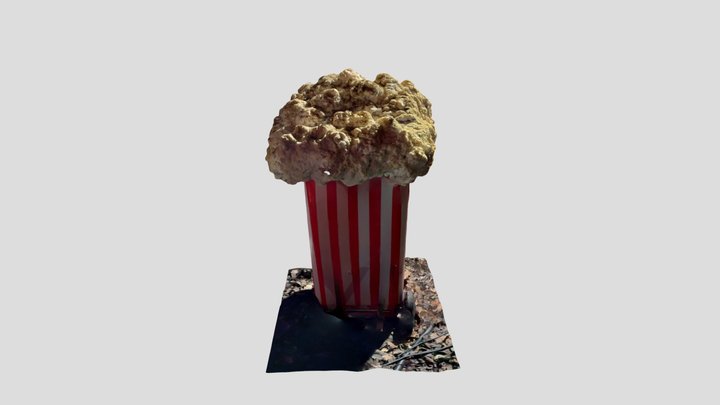 XL Popcorn 3D Model