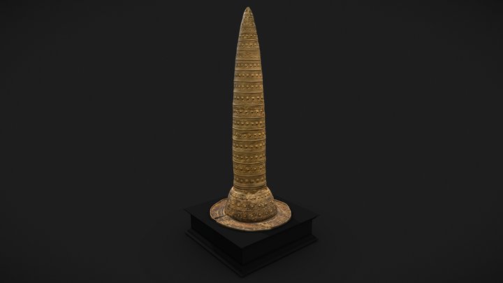 Berlin Golden Hat 3D Model