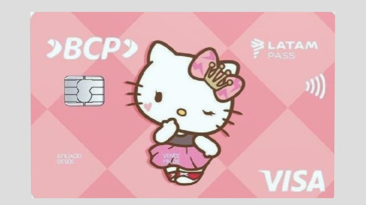 Credit Card Hello Kitty 3D Model