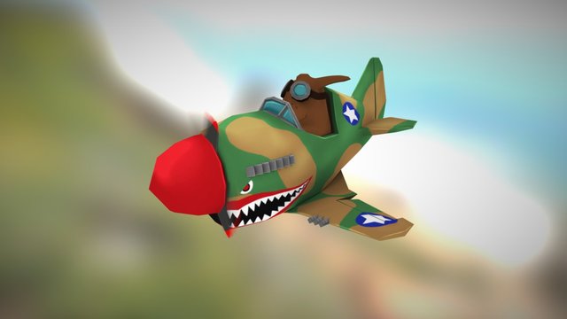 Dog Fighter 3D Model