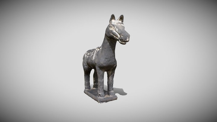 Horse Statue Photogrammetry Scan 3D Model