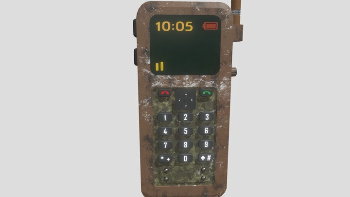 Tactical Survival Phone FREE 3D Model