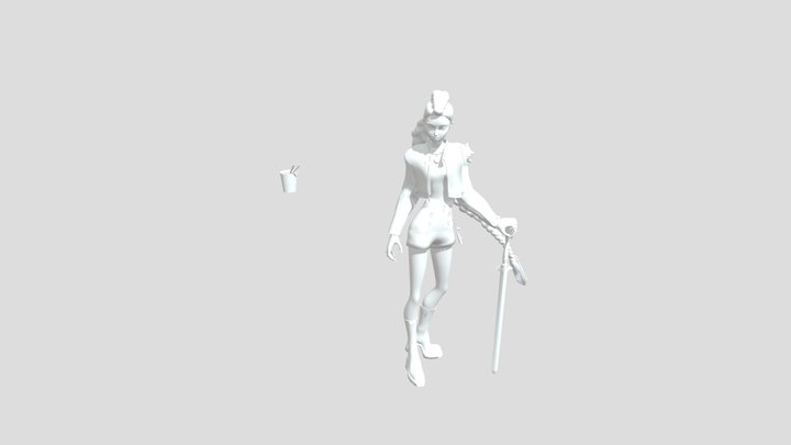 Rumi Kpop Demon Hunters. 3D Model