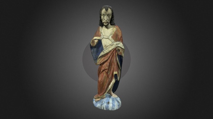 rzeźba Chrystus zmartwychwstały 3D Model