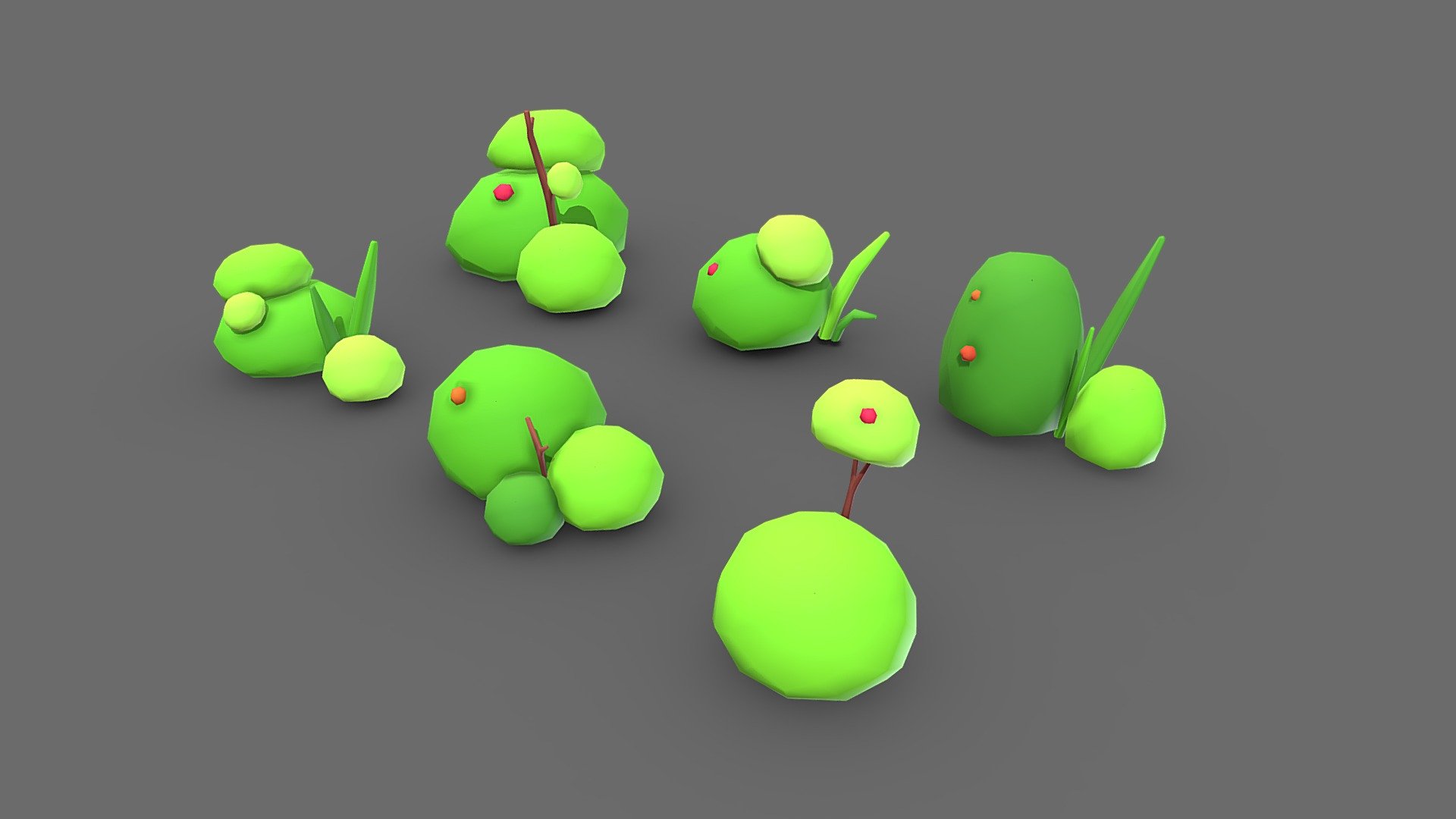 Bush Pack - Buy Royalty Free 3D model by frankesalgado87 [964db5c ...