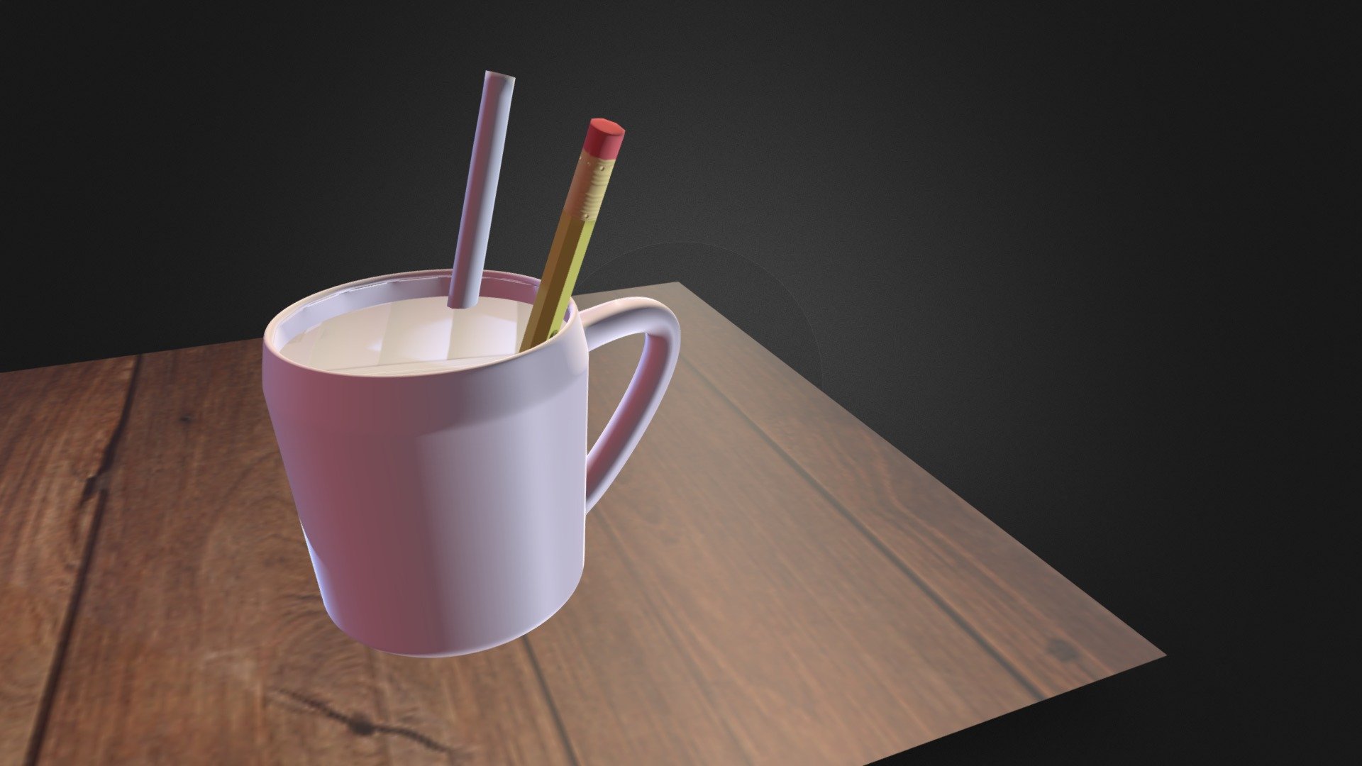Coffe Cup with Pencil