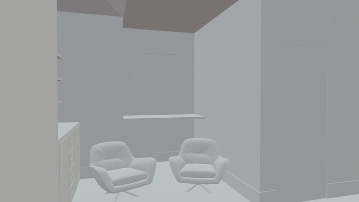 Passe Model - Primary Bedroom 3D Model