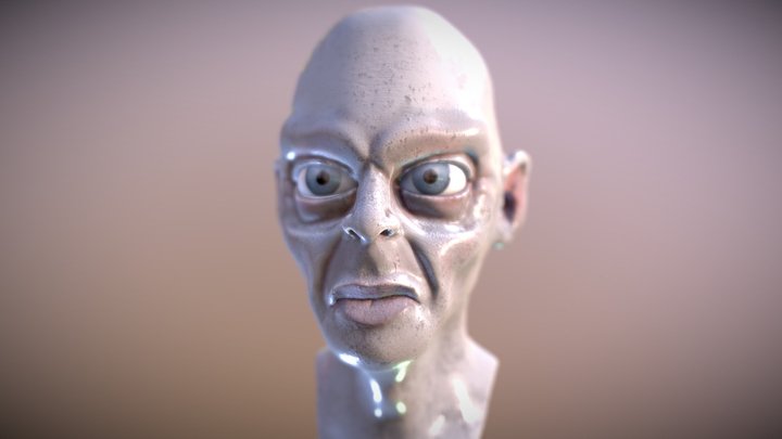 Gollum WIP 3D Model
