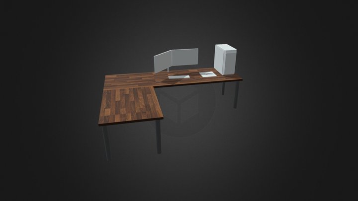 [Test] Desk Design 3D Model