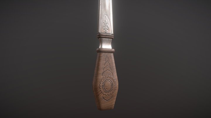 Letter Opener 3D Model