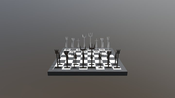 Scacchiera 3 3D Model