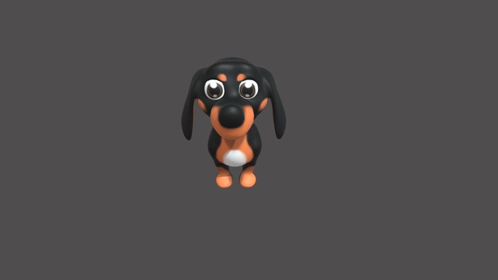 Dachshund 3D Model