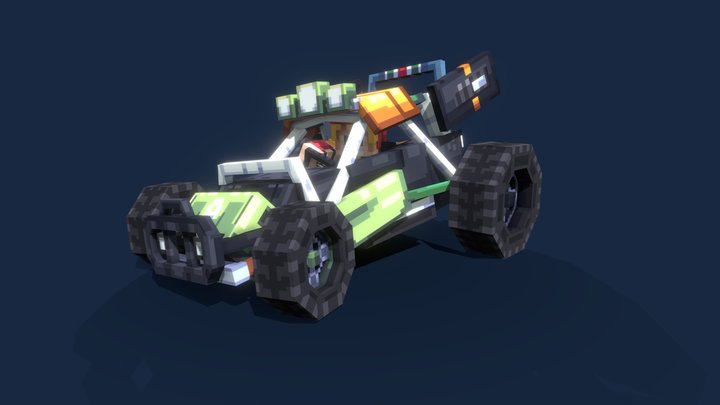 Austin Buggy 3D Model