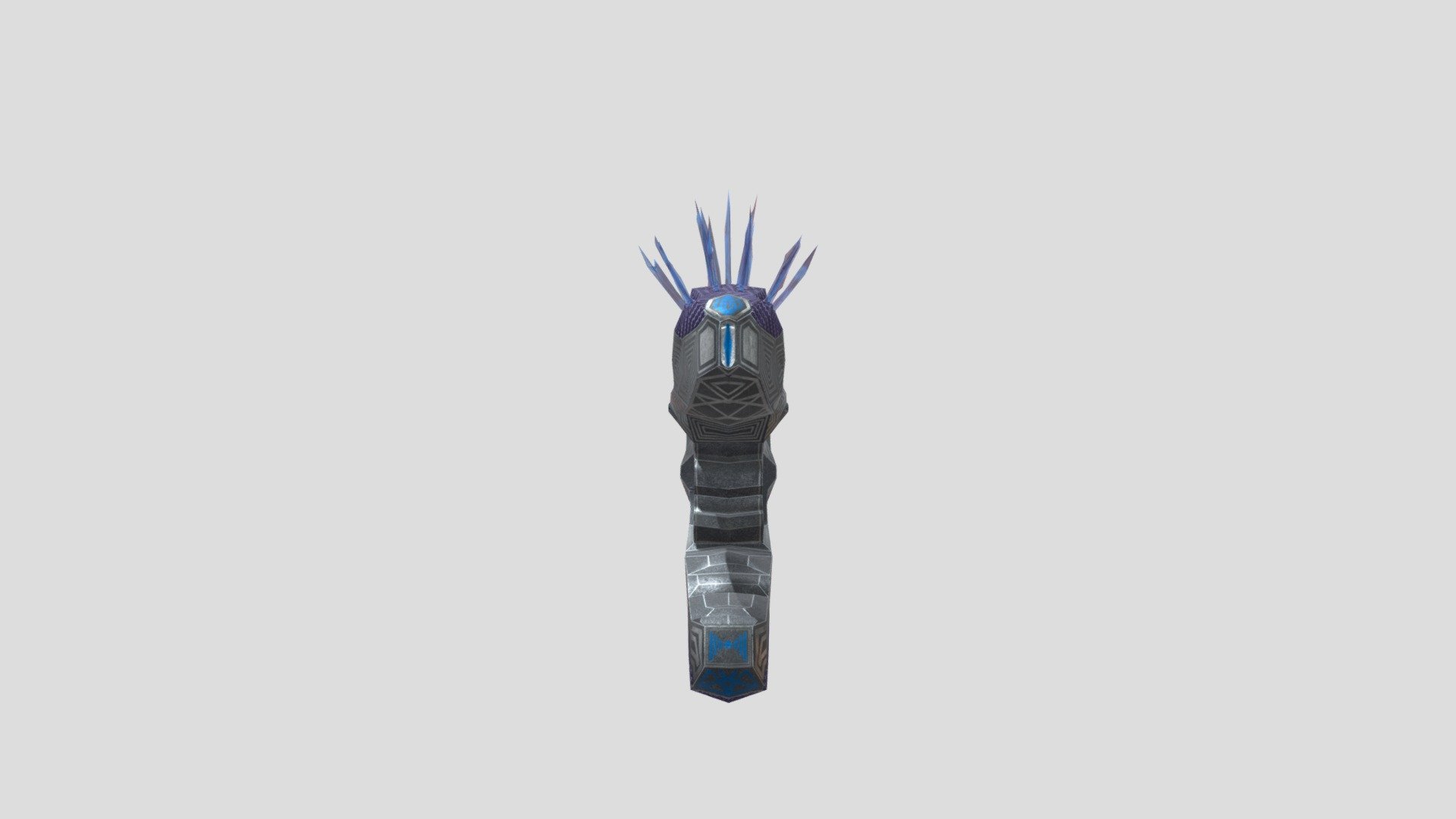 Needler Gun Halo LowPoly