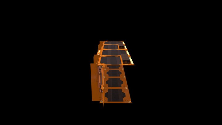 Sci-Fi Modular Corridor 3D Model