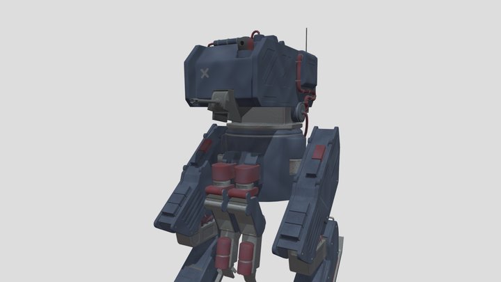 Special robot "Patrol drone" 3D Model