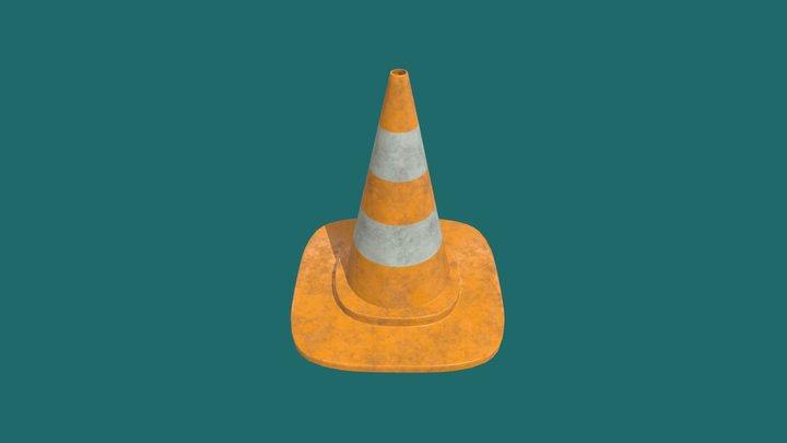 Traffic Cone 3D Model