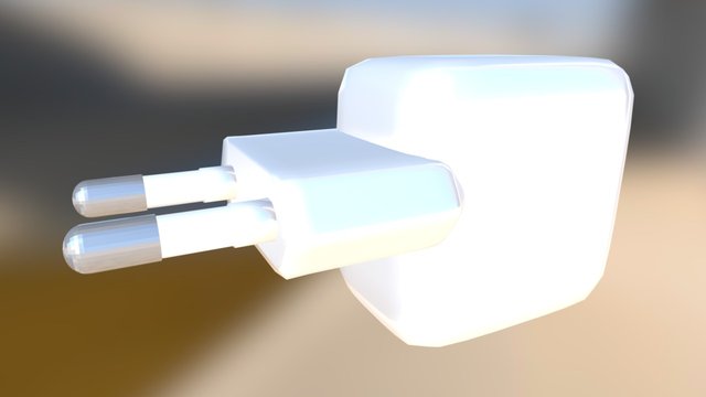 USB Power Adapter 3D Model